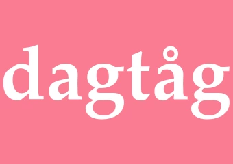 Synonym dagtåg
