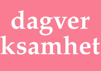 Synonym dagverksamhet