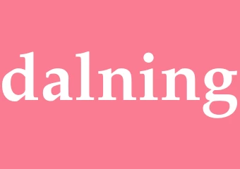 Synonym dalning
