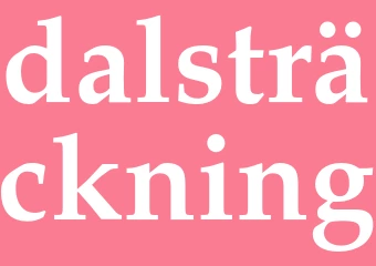 Synonym dalsträckning