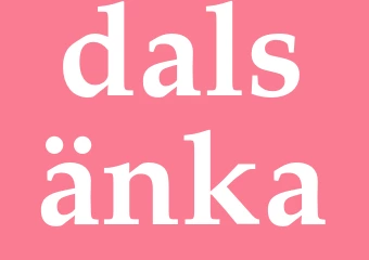 Synonym dalsänka