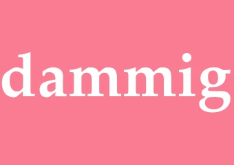 Synonym dammig