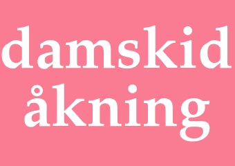 Synonym damskidåkning