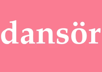 Synonym dansör