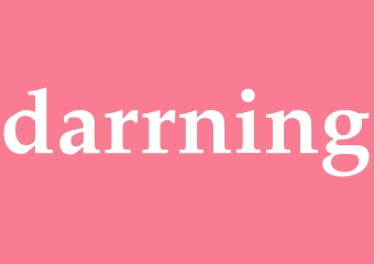 Synonym darrning