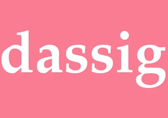 Synonym dassig