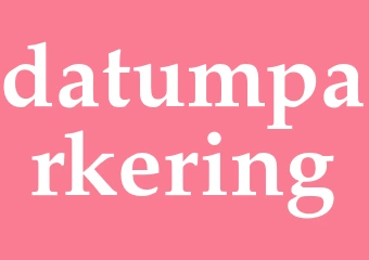 Synonym datumparkering