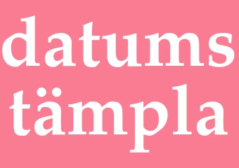 Synonym datumstämpla