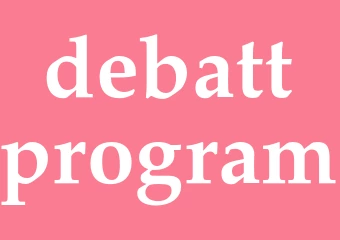 Synonym debattprogram