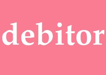 Synonym debitor