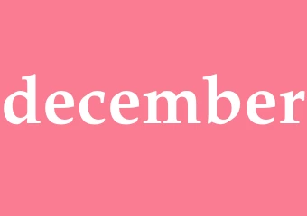 Synonym december