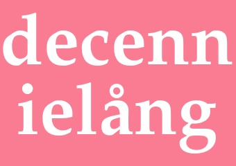 Synonym decennielång