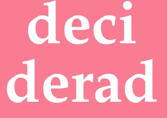 Synonym deciderad
