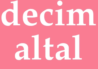 Synonym decimaltal