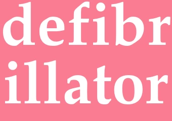 Synonym defibrillator