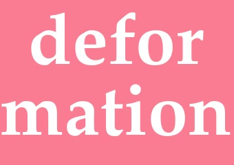 Synonym deformation