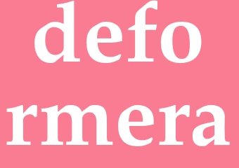 Synonym deformera