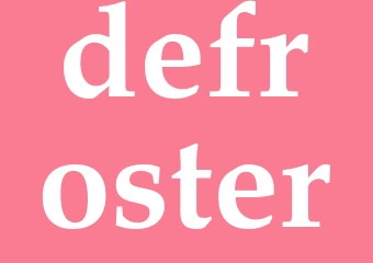 Synonym defroster