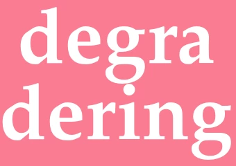 Synonym degradering