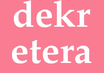 Synonym dekretera