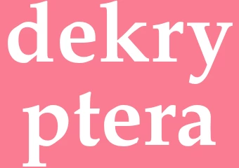 Synonym dekryptera