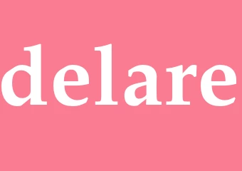 Synonym delare