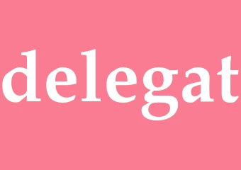 Synonym delegat