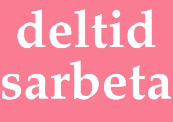 Synonym deltidsarbeta