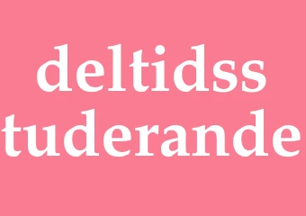 Synonym deltidsstuderande