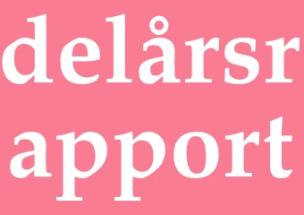 Synonym delårsrapport