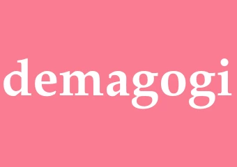 Synonym demagogi