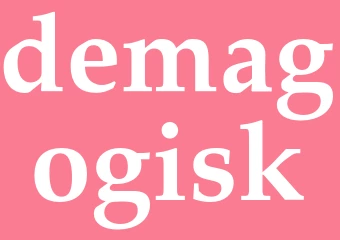 Synonym demagogisk