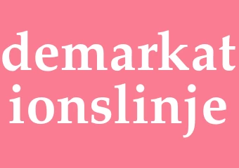 Synonym demarkationslinje