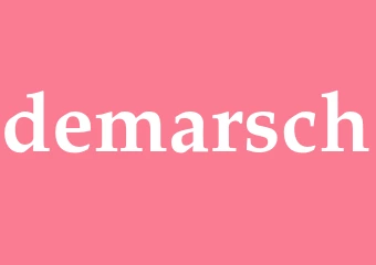 Synonym demarsch