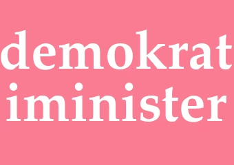 Synonym demokratiminister