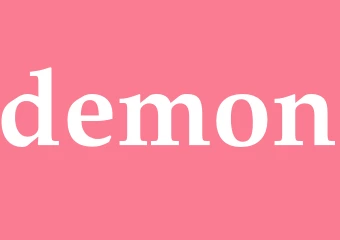 Synonym demon