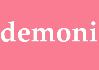 Synonym demoni