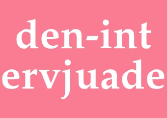 Synonym den intervjuade