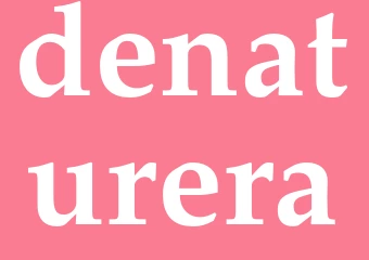 Synonym denaturera