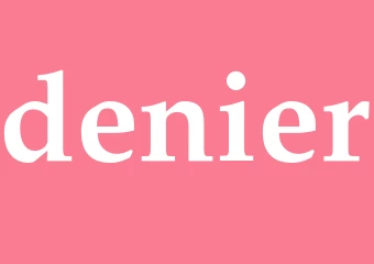 Synonym denier