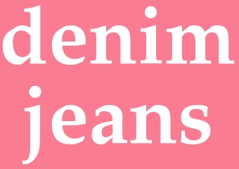 Synonym denimjeans