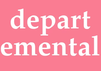 Synonym departemental