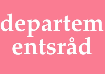 Synonym departementsråd