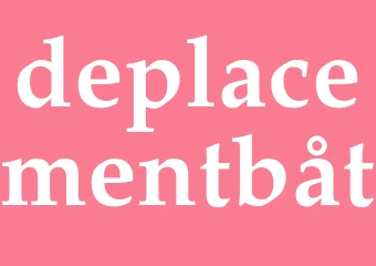 Synonym deplacementbåt