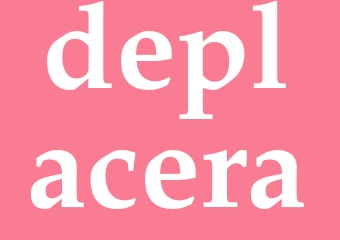 Synonym deplacera