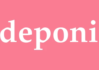 Synonym deponi
