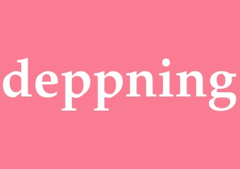 Synonym deppning