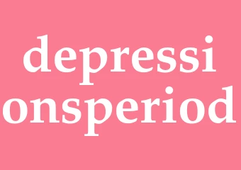 Synonym depressionsperiod