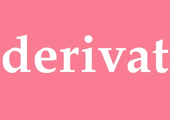 Synonym derivat