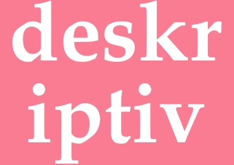Synonym deskriptiv